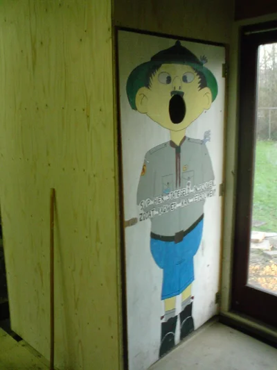 Tijdelijk toilet tijdens de verbouwing